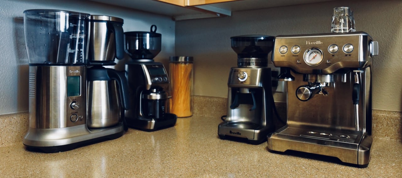 Peter's at-home coffee setup